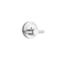MILES NELSON COMMERCIAL 53MM ROUND ROSE LARGE INDICATING TURN SNIB - BACK TO BACK & FACE FIXINGS INCLUDED- SATIN CHROME & MATT BLACK