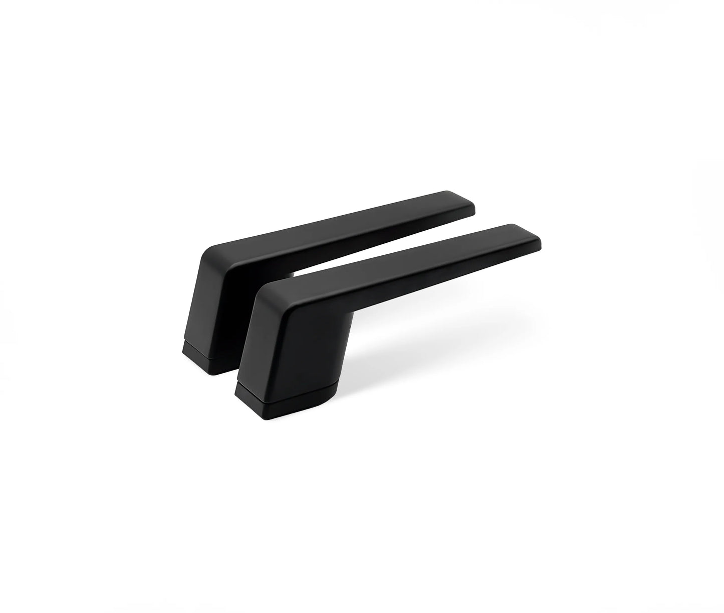 MILES NELSON DOOR HANDLES OBLIQ RANGE DUMMY SET - BLACK,WHITE