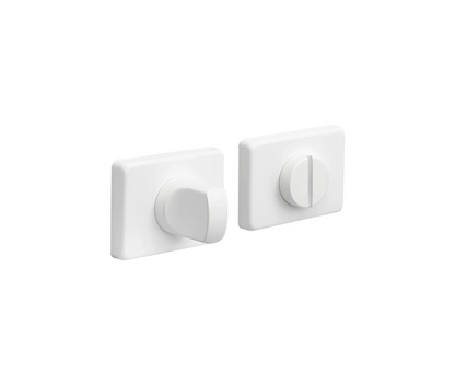 MILES NELSON DOOR HANDLES OBLIQ RANGE PRIVACY SET INCLUDES BOLT - BLACK,WHITE
