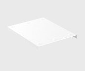 Tanova Designer Series Pull Out Soft Close  Laundry Basket  400mm Cabinet 1x36L Plastic Hamper White