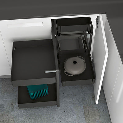 Hettich Germany Orta 200/400, corner unit swivel pull-out, all inclusive set