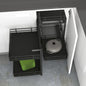 Hettich Germany Orta 200/400, corner unit swivel pull-out, all inclusive set