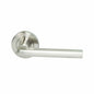 MILES NELSON DOOR HANDLES MILANO RANGE SATIN NICKEL FINISH PARMA STYLE 55MM ROUND ROSE FURNITURE ONLY / NO LATCH