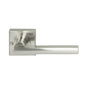 MILES NELSON DOOR HANDLES MILANO RANGE SATIN NICKEL FINISH PARMA INTERGRATED PRIVACY 55MM SQUARE ROSE