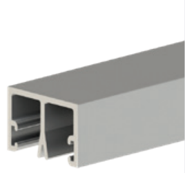 Cowdroy Ball Bearing Sliding Glass Door Track System Components 22Kg - Metre ,4500mm (Mill & Anodised)