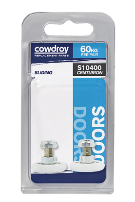 Cowdroy Centurion Sliding Track System 60kg Single for Internal Doors Track Set for One Sliding Door and components 60kg