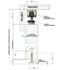 Cowdroy Triump Sliding Door Track System for Single Internal Doors components 68kg