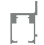 Cowdroy Ultra Sliding Track System 80kg Single for Internal Doors Components 80kg
