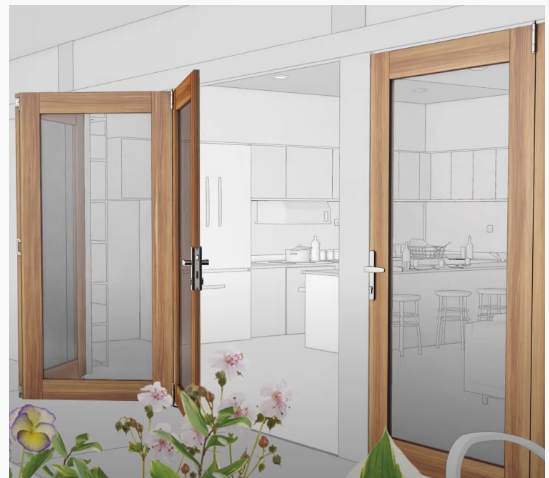 Cowdroy All Weather Door Sliding Track System 240kg Single for External Doors components 240kg