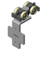 Cowdroy Triumph Stealth Bi-Folding Cupboard Doors Track System for doors 22kg and components
