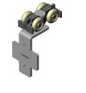 Cowdroy Triumph Stealth Bi-Folding Cupboard Doors Track System for doors 22kg and components