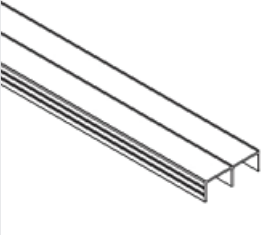 Cowdroy Cabinetmaker For 3 Sliding Doors Track Internal doors Track Set and Components 20kg - 1800mm ,4900 & 5000mm ( Anodised ,Charcoal & Gloss White )