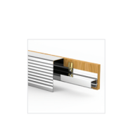 Cowdroy Triump Sliding Door Track System for Single Internal Doors components 68kg (Top mount track & Wall mount track)