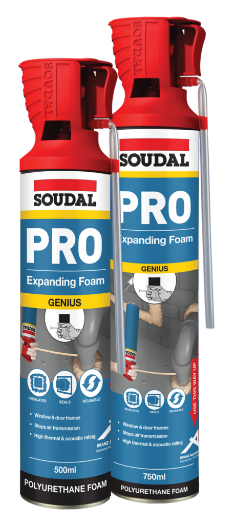 SOUDAL GORILLA PRO EXPANDING FOAM GENIUS 500ML AND 750ML PRICED PER UNIT MINIMUM ORDER QUANTITY 12+ UNITS
