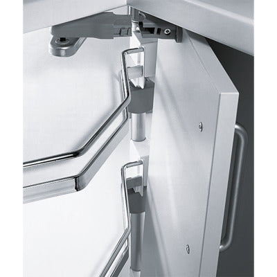 Hettich Germany Revo 90° corner unit carousel fitting silver