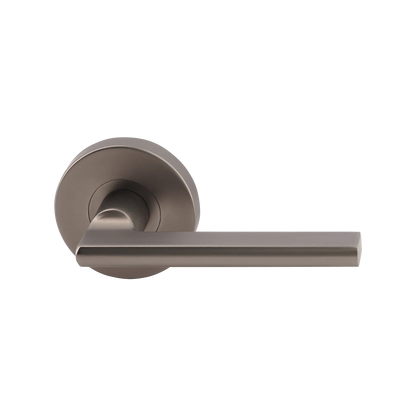 MILES NELSON DOOR HANDLES S RANGE SARA PASSAGE SET,PRIVACY SET,DUMMY SET - SATIN CHROME,SATIN NICKEL,MATT BLACK AND SATIN GRAPHITE