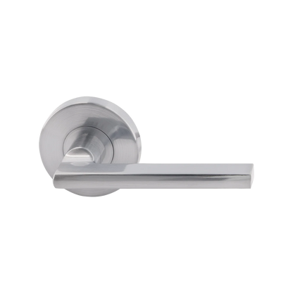 MILES NELSON DOOR HANDLES S RANGE SARA PASSAGE SET,PRIVACY SET,DUMMY SET - SATIN CHROME,SATIN NICKEL,MATT BLACK AND SATIN GRAPHITE
