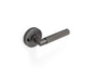 MILES NELSON DOOR HANDLES S RANGE SCARLETT KNURLED PRIVACY SET SATIN GRAPHITE