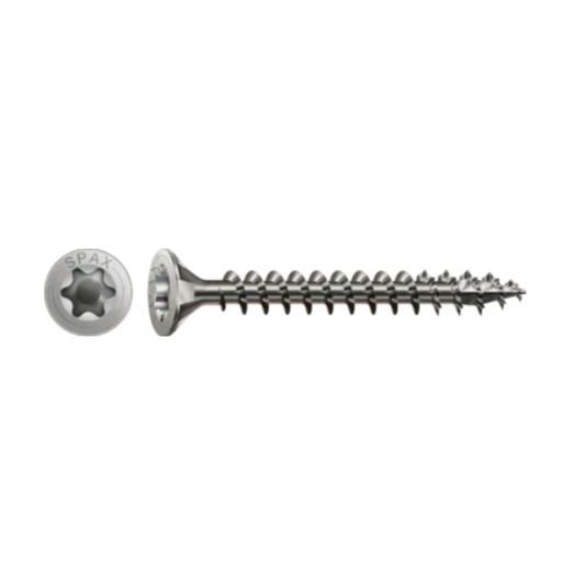 SPAX Countersunk Universal full thread stainless steel A2 304 6g Box of 200
