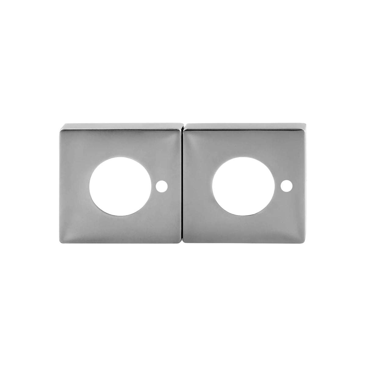 MILES NELSON DOOR HANDLES S RANGE SQUARE ROSETTE (FOR PRIVACY) - SATIN CHROME,MATT BLACK & SATIN GRAPHITE