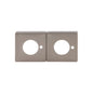 MILES NELSON DOOR HANDLES S RANGE SQUARE ROSETTE (FOR PRIVACY) - SATIN CHROME,MATT BLACK & SATIN GRAPHITE