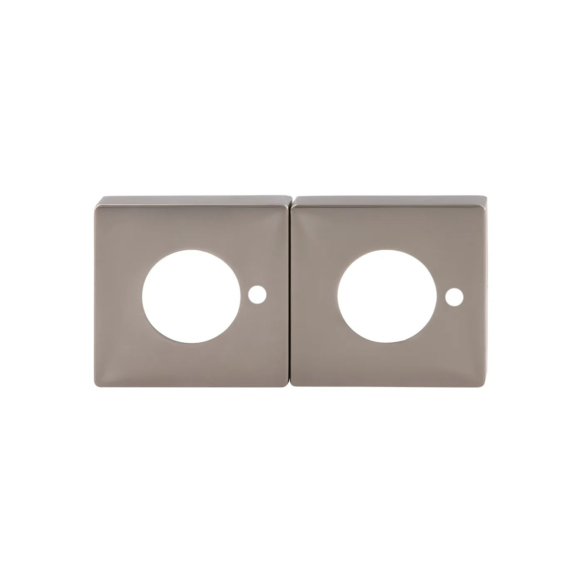 MILES NELSON DOOR HANDLES S RANGE SQUARE ROSETTE (FOR PRIVACY) - SATIN CHROME,MATT BLACK & SATIN GRAPHITE