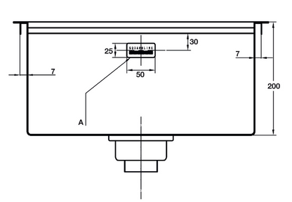 Blanco Germany Squareline Sink, Single Bowl With Drainer ( Length 770mm x Width 450mm ) & Double Bowl With Drainer  ( Width 400mm x Height 200mm ) Matt finish