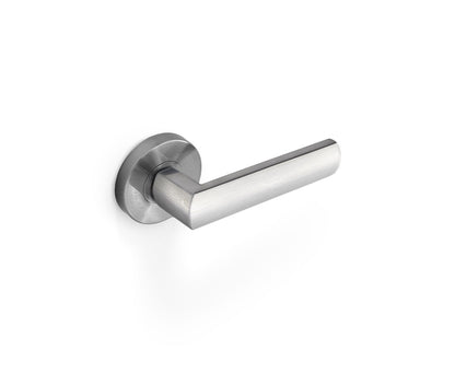 MILES NELSON DOOR HANDLES S RANGE STELLA PASSAGE SET,PRIVACY SET,DUMMY SET - SATIN CHROME