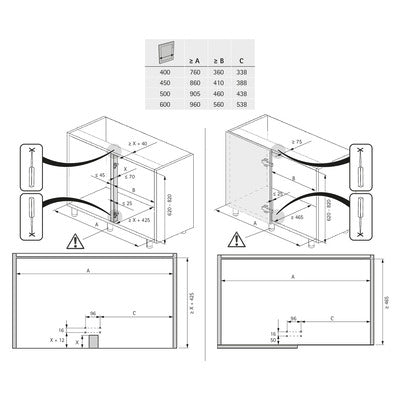 Hettich Germany Salso 200/400, corner unit swivel pull-out, all inclusive set
