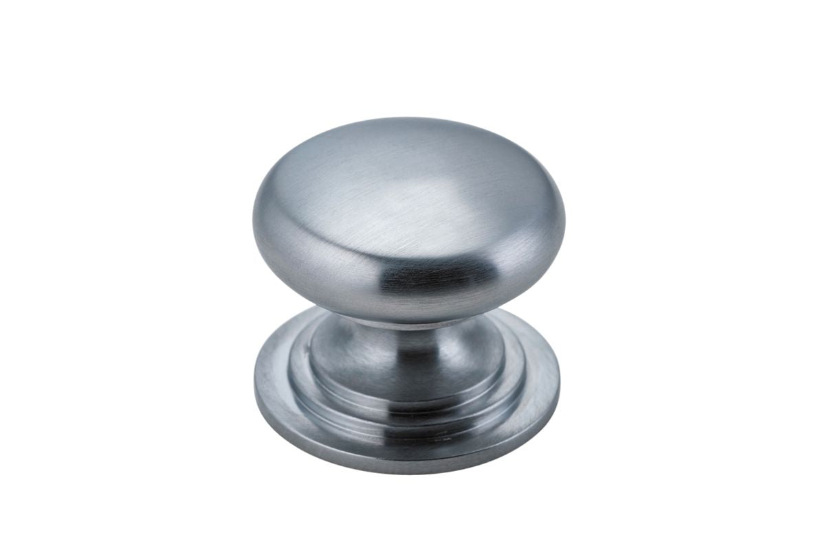 Iver Sarlat Cupboard Knob  32mm & 38mm - Available in 10 colours : Brushed Brass, Brushed Chrome, Brushed Gold PVD, Distressed Nickel, Matt Black, Polished Brass , Polished Chrome, Polished Nickel, Signature Brass  & Satin Nickel