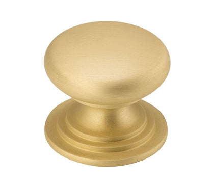 Iver Sarlat Cupboard Knob  32mm & 38mm - Available in 10 colours : Brushed Brass, Brushed Chrome, Brushed Gold PVD, Distressed Nickel, Matt Black, Polished Brass , Polished Chrome, Polished Nickel, Signature Brass  & Satin Nickel