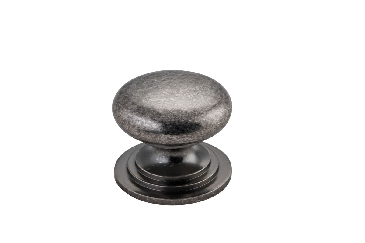 Iver Sarlat Cupboard Knob  32mm & 38mm - Available in 10 colours : Brushed Brass, Brushed Chrome, Brushed Gold PVD, Distressed Nickel, Matt Black, Polished Brass , Polished Chrome, Polished Nickel, Signature Brass  & Satin Nickel