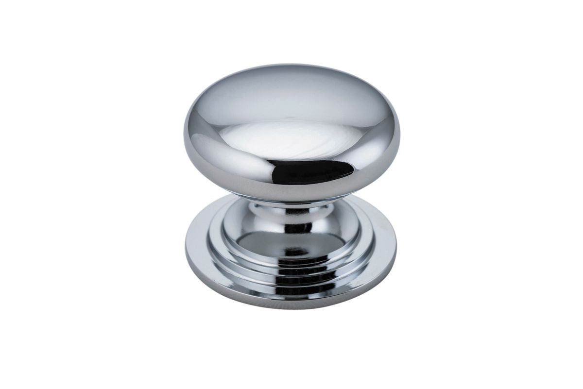 Iver Sarlat Cupboard Knob  32mm & 38mm - Available in 10 colours : Brushed Brass, Brushed Chrome, Brushed Gold PVD, Distressed Nickel, Matt Black, Polished Brass , Polished Chrome, Polished Nickel, Signature Brass  & Satin Nickel