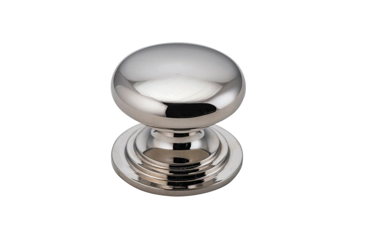 Iver Sarlat Cupboard Knob  32mm & 38mm - Available in 10 colours : Brushed Brass, Brushed Chrome, Brushed Gold PVD, Distressed Nickel, Matt Black, Polished Brass , Polished Chrome, Polished Nickel, Signature Brass  & Satin Nickel