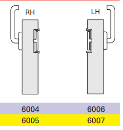Cavity Slider For Doors Cavilock CL100 Left Hand Lever/Right Hand Flushturn -Satin Chrome & Polished Brass