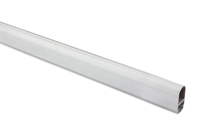 LOH ATLAS LED SILVER WARDROBE RAIL EXTRUSION FINISH SILVER 2  mts
