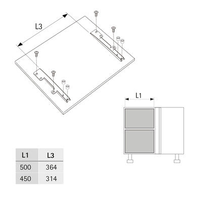 Hettich Germany Senio 300 all inclusive sets