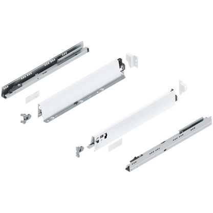 Blum Tandembox Antaro Kitset length 450mm X 82.5mm - 224mm (Height 5 Options ) 30KG Silk White