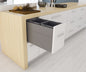 Tanova Designer Series 2 Pull Out Soft Close and Soft Close with Push to Open Kitchen Waste bin  300mm Cabinet  White and Charcoal