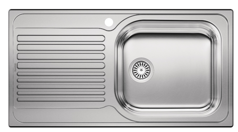 Blanco Germany Tipo 6 S & 6 XL - Basic Drainer Board Design, with 3.5" Basket Strainer , Blanco Stainless Range  Stainless steel