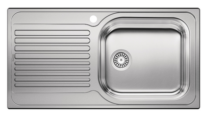 Blanco Germany Tipo 6 S & 6 XL - Basic Drainer Board Design, with 3.5" Basket Strainer , Blanco Stainless Range  Stainless steel