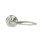 MILES NELSON DOOR HANDLES MILANO RANGE SATIN NICKEL FINISH TIVOLI STYLE 55MM ROUND ROSE FURNITURE ONLY / NO LATCH