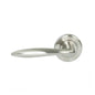 MILES NELSON DOOR HANDLES MILANO RANGE SATIN NICKEL FINISH TIVOLI LEFT HAND DUMMY 55MM ROUND ROSE ROSE LEFT HAND AND RIGHT HAND (EXCL TAYLOR SPINDLE)