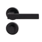 MILES NELSON DOOR HANDLES MILANO RANGE VERONA SEPARATE PRIVACY SET INCLUDES LATCH 55MM ROUND ROSE-SATIN NICKEL,MATT BLACK,SATIN GRAPHITE
