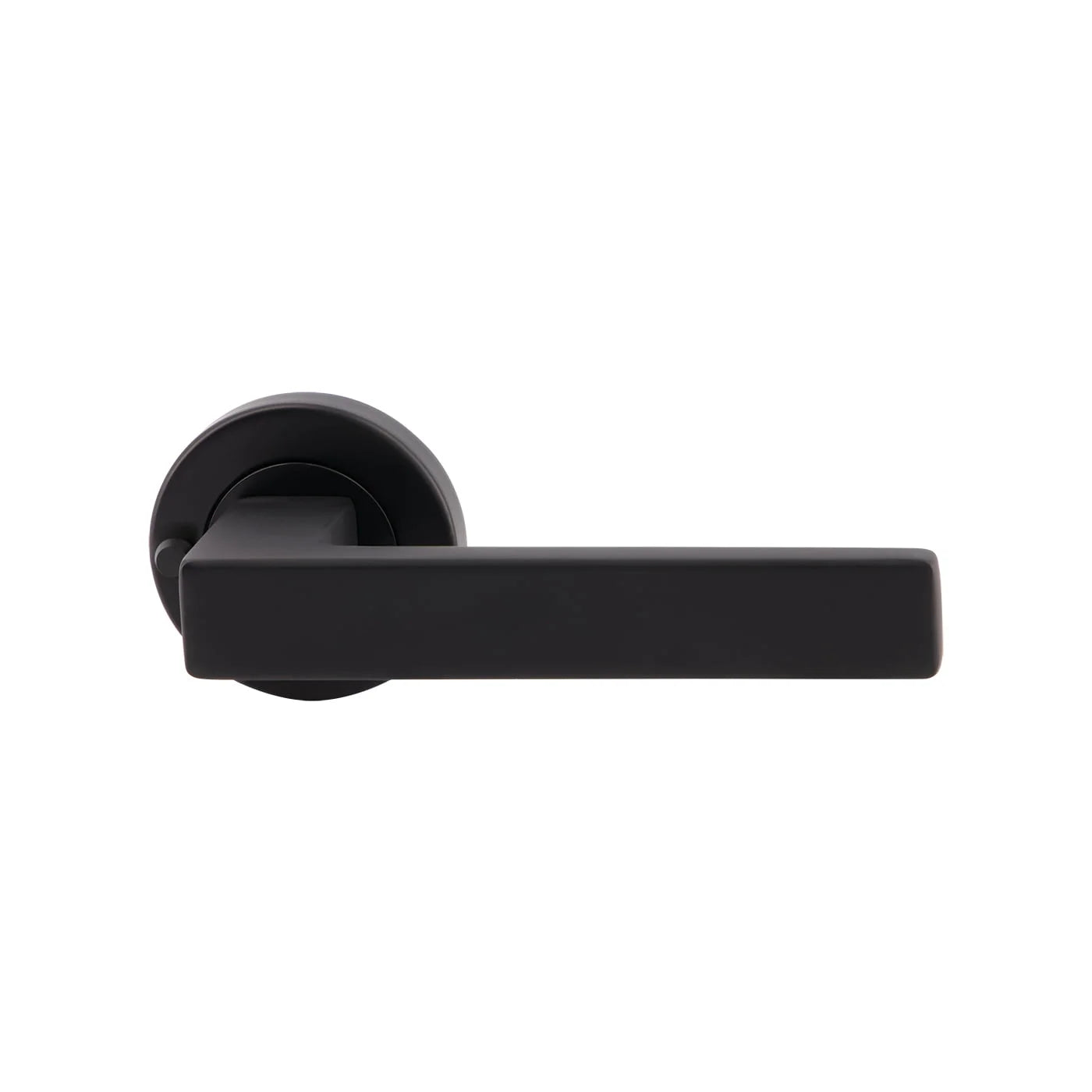 MILES NELSON DOOR HANDLES MILANO RANGE VERONA INTERGRATED PRIVACY SET  INCLUDES LATCH 55MM ROUND ROSE-SATIN NICKEL,MATT BLACK,SATIN GRAPHITE