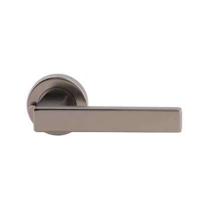 MILES NELSON DOOR HANDLES MILANO RANGE VERONA INTERGRATED PRIVACY SET  INCLUDES LATCH 55MM ROUND ROSE-SATIN NICKEL,MATT BLACK,SATIN GRAPHITE