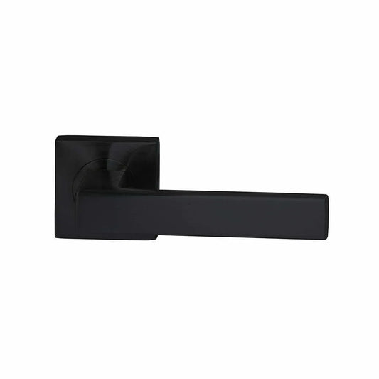 MILES NELSON DOOR HANDLES MILANO RANGE VERONA INTERGRATED PRIVACY SET 55MM SQUARE ROSE FINISH WITH SATIN NICKEL ,MATT BLACK,HANG SELL,MIRRORED BLACK AND SATIN GRAPHITE