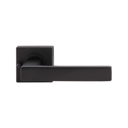 MILES NELSON DOOR HANDLES MILANO RANGE VERONA DUMMY SET 55MM SQUARE ROSE (SINGLE) INCLUDES TAYLOR SPINDLE FINISH WITH SATIN NICKEL ,MATT BLACK,HANG SELL,MIRRORED BLACK AND SATIN GRAPHITE