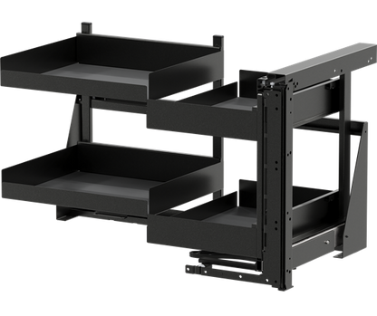 Tanova Vauth Sagel COR Fold - Essentio Style - 800mm & 900mm Cabinet - Left Hand and Right Hand - 4 Baskets -  White, Lava Grey