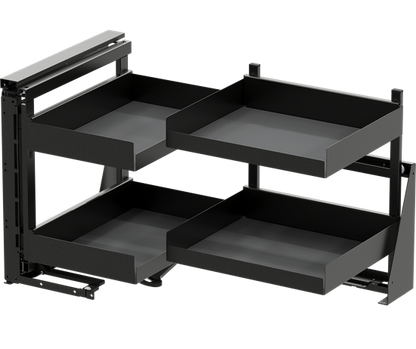 Tanova Vauth Sagel COR Fold - Essentio Style - 800mm & 900mm Cabinet - Left Hand and Right Hand - 4 Baskets -  White, Lava Grey
